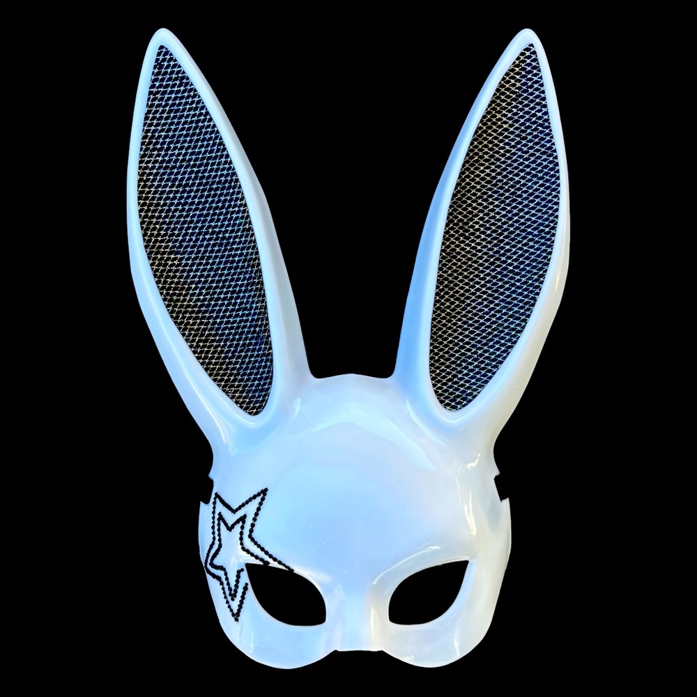 “Smokie” Adult Bunny Rabbit Face Mask